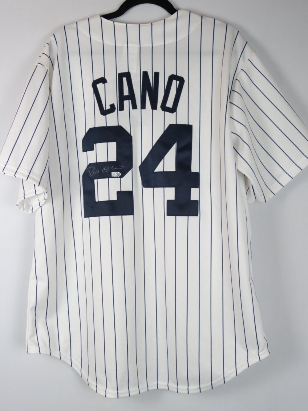 New York Yankees Robinson Canó #24 Majestic Jersey w/ Signed Autograph, Size L
